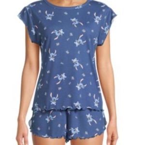 Lilo And Stitch Disney Aloha Pajama set Women’s S. Like new condition